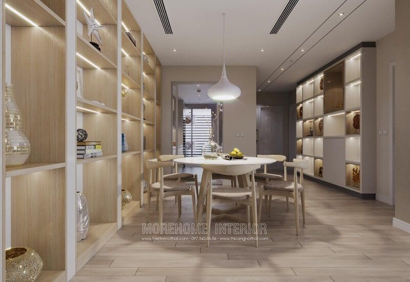 Trang trí nội thất phòng khách chung cư cao cấp